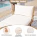 Patio Wicker Daybed Outdoor Boho Rattan Loveseat Sofa Stretch Out Or Sit Together With Seat And Back Cushions Supports Up To 800 Lbs_maomaolike.com