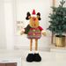 Telescopic Decoration Supplies Snowman Reindeer Figurine Christmas Doll Ornament Window Display_maomaolike.com