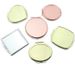 Gold Heart Shaped Mini Epoxy Resin Mirror, Colorful Modern Decorative Pocket Mirror, Compact Beauty Mirror For Thanksgiving Holiday Gift
_maomaolike.com