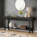 Farmhouse Console Table, 70.8" Narrow Wood Sofa Table With Storage_maomaolike.com
