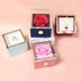 Rotating Soap Flower Rose Gift Box Creative Rotating Rose Jewelry Packaging Box Valentine's Day Gift For Women_maomaolike.com