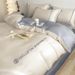 Washed Ice Four-Piece Light Luxury Cool Silk Duvet Cover Bed Sheet Dormitory 4-Piece Bedding Set Manufacturer Wholesale_maomaolike.com