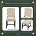 TREXM Retro Style Dining Chair Set With 4 Upholstered Chairs For Dining Room And Living Room Espresso_maomaolike.com