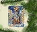 Staffordshire Bull Terrier My Angel Porcelain Ornament Christmas Tree Hanging Decorations For Home Christmas Holiday, Rectangle, Gift, Multicolor_maomaolike.com