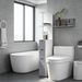 Narrow Side Floor Organizer Freestanding Linen Tower With 2-Tier Shelf And Drawers Bathroom Storage Cabinet_maomaolike.com