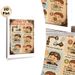 Tooth Brushing Guide Painting Poster, Vintage Steampunk Style Illustrated Step-by-step Oral Care Poster, Clear Tooth Care Instructions Suitable For_maomaolike.com
