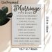 Marriage Promise Painting Poster, Minimalist Typographic Poster, Warm Marital Commitment Guidelines, Suitable For Bedroom And Living Room Wall Decor_maomaolike.com