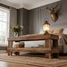 Entryway Bench, 2-Tier Shoe Bench Seat End Of Bed Storage Benches_maomaolike.com