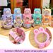 Summer Children's Plastic Straw Water Cup New Cute High Value Cartoon Cups For Male And Female Students Portable_maomaolike.com
