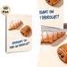 French Pastry Themed Painting Poster, Warm-toned Stylized Croissant & Pain Au Chocolat Poster, Appetizing Baked Goods Artwork, Suitable For Kitchen_maomaolike.com