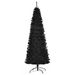 7ft Pencil Christmas Tree, Unlit Artificial Christmas Tree Slim Douglas Fir Xmas Tree With Realistic Branches, Halloween Tree With 818 Tips, Black_maomaolike.com