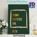 Inspirational "Think Outside The Box" Painting Poster, Warm-toned Hand-drawn Typography Poster, Motivational Quote Decor Suitable For Office, Study_maomaolike.com