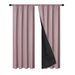 Rod-mounted, Fully Blackout Curtains For The Living Room, Sun-blocking._maomaolike.com