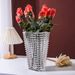 Home Transparent Crystal Glass Vase Nordic Light Luxury Ins Style Living Room Hotel Arrangement Ornament Fresh Flower_maomaolike.com