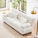 Cloud Couch 2 Seater Sofa For Living Room, Chenille 2 - Seat Sofa With 2 Lumbar Pillows And 2 Throw Pillows_maomaolike.com
