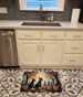 Doberman Pinscher Spooky Halloween Memory Foam Kitchen Mat Machine Washable Anti-Fatigue Mat Cushion Comfort Bath Mat Or Kitchen Rug_maomaolike.com