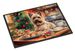 Cairn Terrier Christmas Cookies Doormat Front Door Mat Indoor Outdoor Rugs For Entryway, Non Slip Washable Low Pile, 24H X 36W_maomaolike.com