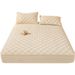 Winter Crystal Velvet Single Piece Milk Flannel Mattress Cover Simmons Protector Bed Sheet With Fleece_maomaolike.com