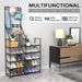 5-Tier Shoe Rack Shoe Storage Organizer, Freestanding Coat And Shoe Rack, 25-30 Pairs Shoe Shelf For Entryway Closet_maomaolike.com