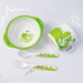 Bamboo Fiber Compartment Boys And Girls Tableware Set Dining Plate Children's Bowl Spoon_maomaolike.com