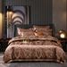 2026 Spring New European Style Yarn-Dyed Satin Jacquard Four-Piece Multi-Piece Wedding Set Double Bedding_maomaolike.com