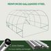 20' X 10' X 7' Walk-In Tunnel Greenhouse With Zippered Door & 8 Mesh Windows, Large Garden Green House Kit, Galvanized Steel Frame, White_maomaolike.com