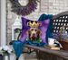 Labrador Retriever King Of Mardi Gras Throw Pillow Machine Washable, Indoor Outdoor Decorative Pillow For Couch, Bed Or Patio, 18Hx18W_maomaolike.com