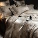 Luxurious Gold-Plated Jacquard Four-Piece Set 100S Long-Staple Light Luxury Pure Cotton Wide-Brim Quilt Cover Bedding_maomaolike.com