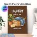Laundry Themed Painting Poster, Warm-toned Illustrated Laundry Scene Poster, Humorous Witty Quote Design, Ideal Decor For Laundry Room_maomaolike.com