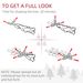 7 Ft Snow Flocked Artificial Christmas Tree With 1401 Tips, Foldable Metal Stand, Easy Assembly, Hinged Xmas Tree For Home, Office, Holiday, Green_maomaolike.com