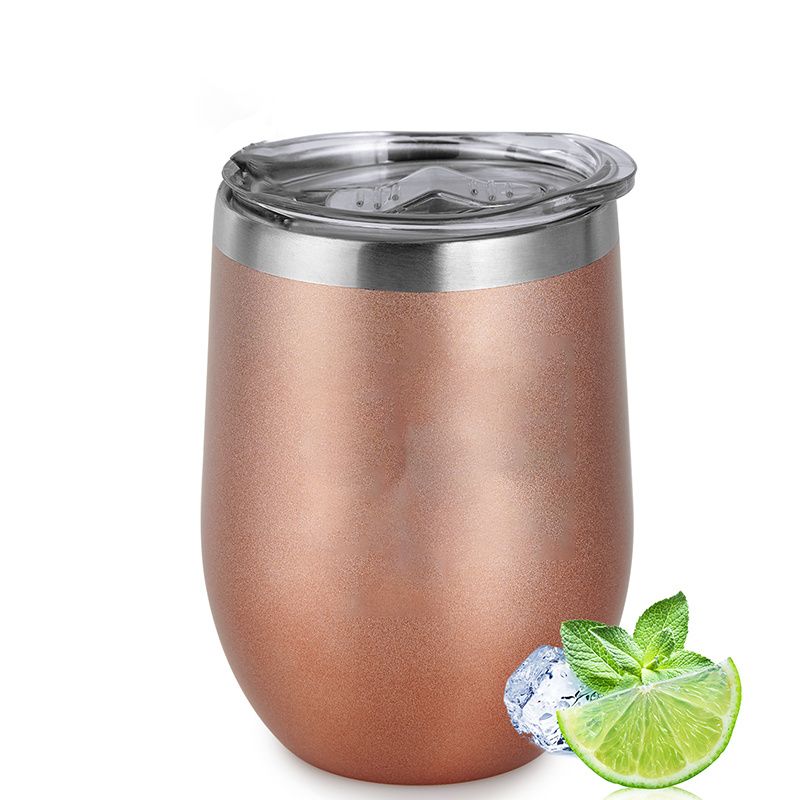 Tumblers, 12Oz Insulated Tumbler, Stainless Steel Stemless Cups With Lids For Coffee, Wine_maomaolike.com