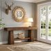 Solid Wood Console Table, Wooden Entryway Sofa Table With Storage_maomaolike.com