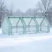 9' X 3' X 3' Portable Mini Greenhouse Outdoor Garden With Large Zipper Doors And Water/UV PE Cover_maomaolike.com