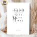 Inspirational Quote Painting Poster, Minimalist Black & White Calligraphy Style Poster, Uplifting Motivational Message To Foster Positive Mindset_maomaolike.com