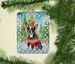Boston Terrier Christmas Porcelain Ornament Christmas Tree Hanging Decorations For Home Christmas Holiday, Rectangle, Gift, Multicolor_maomaolike.com