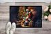 Corgi And Santa Claus Doormat Front Door Mat Indoor Outdoor Rugs For Entryway, Non Slip Washable Low Pile, 24H X 36W_maomaolike.com