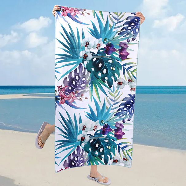 Double Sided Velvet Beach Towel Wholesale Thick Quick Drying Absorbent Printed Bath Towel_maomaolike.com