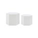 Coffee Tables,MDF With Ash/oak/walnut Veneer Side Table/coffee Table/end Table/nesting Table Set Of 2 For Living Room,office,bedroom, White, 2Colors_maomaolike.com