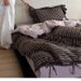 Wholesale INS French Retro Check Pure Double Layer Gauze Four-Piece Full Cotton Nordic Style Color-Dyed Jacquard Tie 4-Piece Set_maomaolike.com