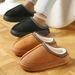 Fashion Women's Slippers Home Fluffy Luxury Designer Woman Shoes 2025 Winter Indoor Fuzzy Fur Slides Casual Platform_maomaolike.com