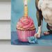 Boston Terrier Happy Birthday House Flag Large Porch Sleeve Pole Decorative Outside Yard Banner Artwork Wall Hanging, Polyester, House Size, Multicolor_maomaolike.com