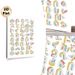 Abstract Typography Painting Poster, Pastel-toned Isometric Letter Art Poster, Unique Typographic Decor Suitable For Living Room, Office, Studio_maomaolike.com
