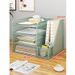 Desk Storage Metal File Rack Office Desktop Multi-layer Document Archive Organizer_maomaolike.com