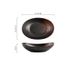 Japanese Style Oval Deep Plate Yuanbao Plate Commercial Household Black White Ceramic Cold Noodle Bowl Hotel Restaurant Special Plate_maomaolike.com