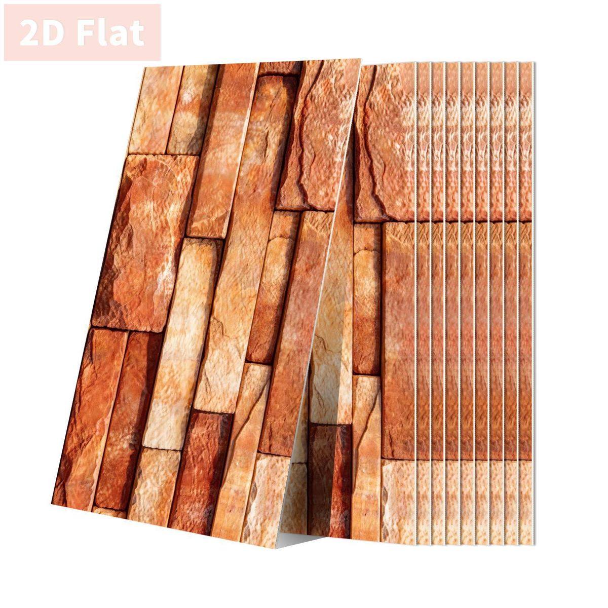 12*24cm*60 Pieces Set Premium Marble Brick Wall Tiles – Self-Adhesive Waterproof Wall Sticker Easy DIY Upgrade_maomaolike.com