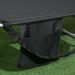 Outsunny Folding Beach Lounge Chair With Face Hole And Arm Slots, 5-level Adjustable Sun Lounger Tanning Chair With Pillow For Patio, Garden, Beach, Pool, Black_maomaolike.com