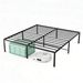 Sturdy And Durable Metal Base Frame, Noiseless Sturdy Steel Crossbars, Under-bed Storage Space, No Need For Box Springs_maomaolike.com