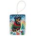 Rottweiler Christmas Porcelain Ornament Christmas Tree Hanging Decorations For Home Christmas Holiday, Rectangle, Gift, Multicolor_maomaolike.com