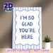Inspirational Quote Painting Poster, Blue & White Striped Wavy Frame Handwritten Typography Poster, Warm Heartfelt Message Ideal For Living Room_maomaolike.com