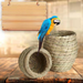 Straw Weaving Parrots, Lovebirds, Budgerigars, Pearl Finches, Bird Nest Breeding Box, Durable And Warm For Winter,_maomaolike.com